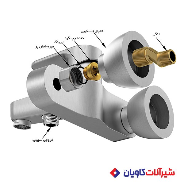 راهنمای تعمیر چکه شیر حمام